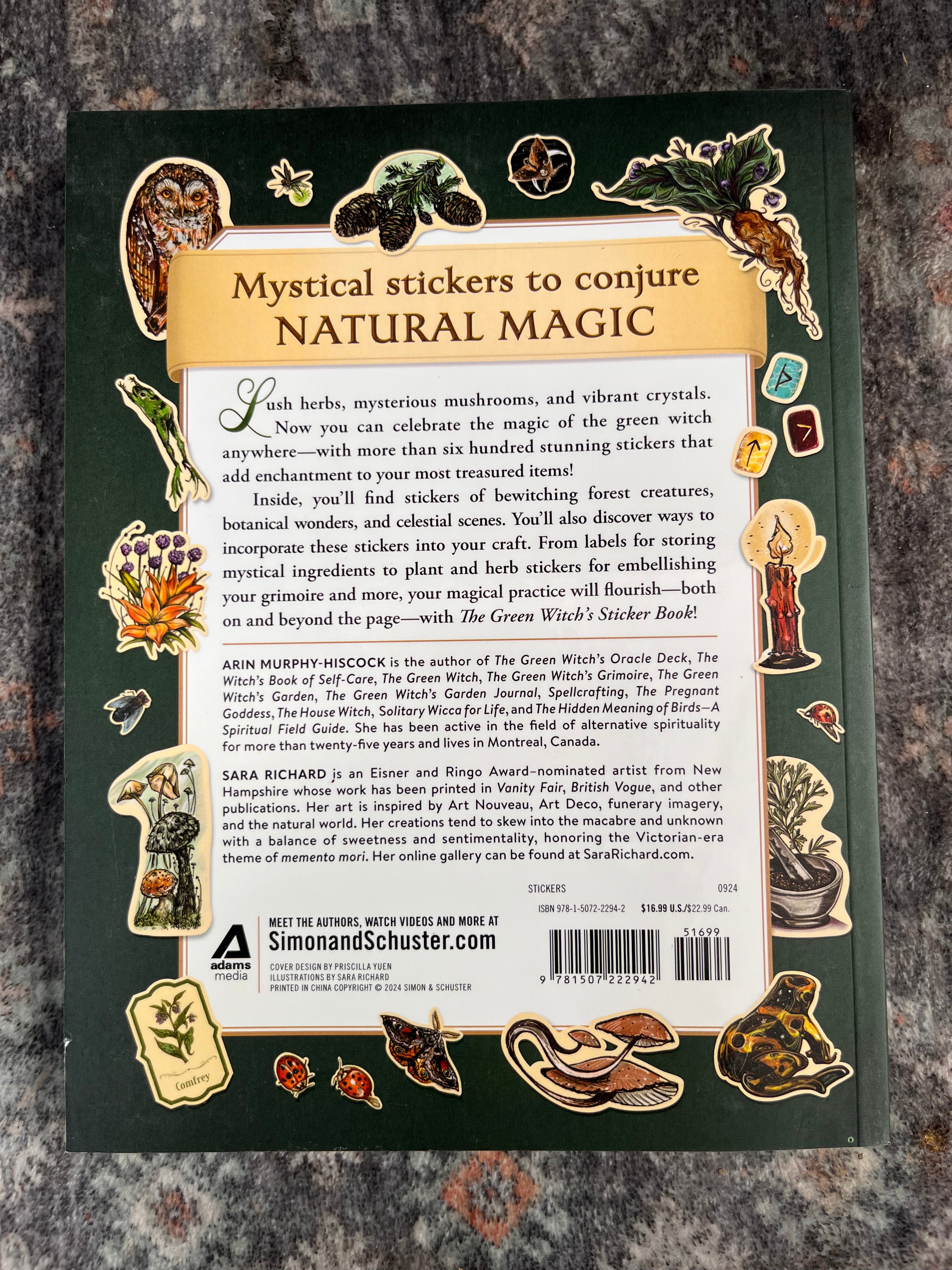 The Green Witch’s Sticker Book — Arin Murphy-Hiscock